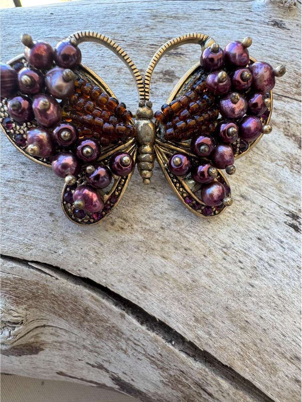 Vintage Liz Claiborne Butterfly Brooch